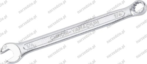 Klucz płasko oczkowy 1/4", chrom