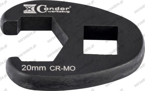 Nasadka otwarta boczna, 1/2", 20 mm, CrMo