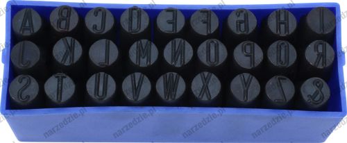 Numeratory - alfabet - wysokość 12 mm