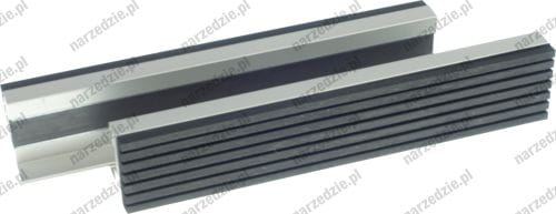 Nakładki aluminiowe do imadła 100 mm, 2 szt., gumowane