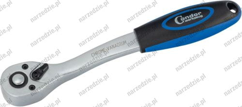 C.1207-2 Grzechotka odgięta 3/8", 72 zęby, 200 mm