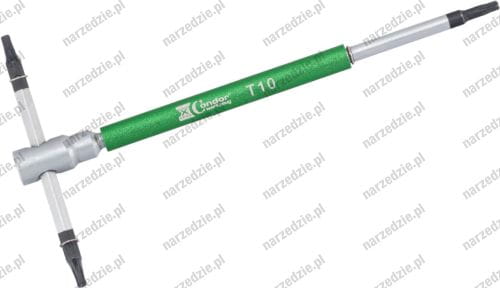 Klucz typu T, Torx T10, 125x65 mm