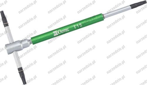 Klucz typu T, Torx T15, 125x65 mm