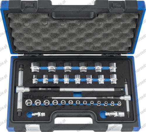 31 Narzędzi 1/4"+3/8"