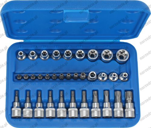 34 Narzędzia 3/8", Torx