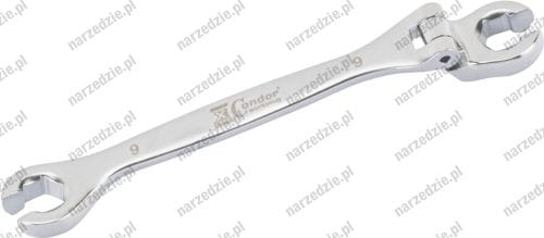 C.4079-9 Klucz oczkowy otwarty z przegubem 9 mm