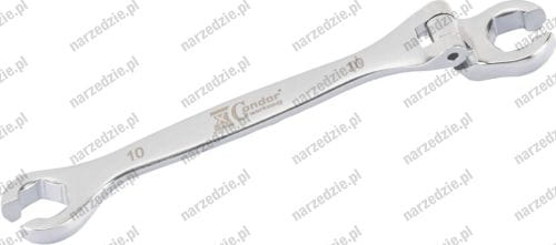 C.4079-10 Klucz oczkowy otwarty z przegubem 10 mm
