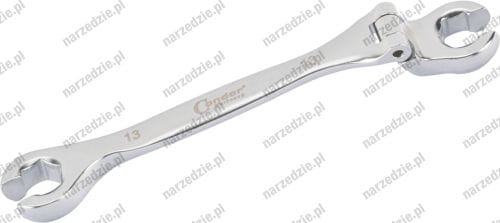 Klucz oczkowy otwarty z przegubem 13 mm