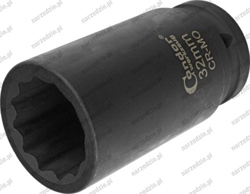 C.5208-32 Nasadka udarowa 3/4", 32 mm, 12-kątna, długa