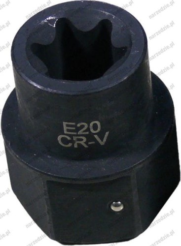 Nasadka udarowa Torx E20 x 30 mm