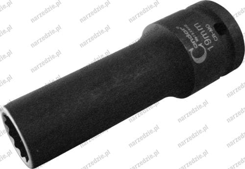 C.5220-19 Nasadka udarowa 3/4", 19 mm, 12-kątna, długa