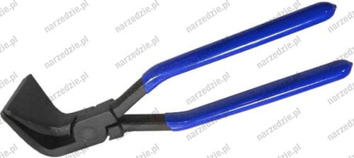 Szczypce blacharskie 280 mm, odgięte 90°