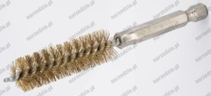 Szczotka okrągła, mosiężna, 14 mm