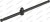 C.21920K Pokrętło przesuwne 1/2" x 300 mm, CrMo