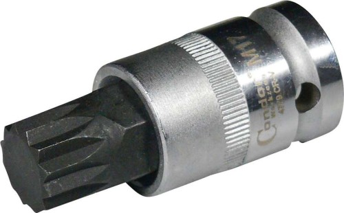 Nasadka trzpieniowa 1/2", wielowpust M17 x 60 mm