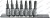 D.51746 Nasadki Torx Plus 5-kątne z otworem TS10-TS45, 1/4", 7 szt.