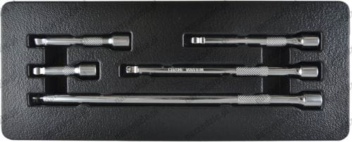 D.51805 Przedłużki z kulką 1/4", 5 szt., 50-230 mm