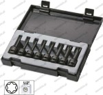 D.52340 Nasadki udarowe 1/2", Torx T25-T70, 8 szt.