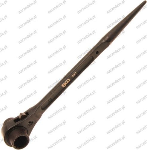 B.308 Klucz nasadowy 17x19 mm z grzechotką