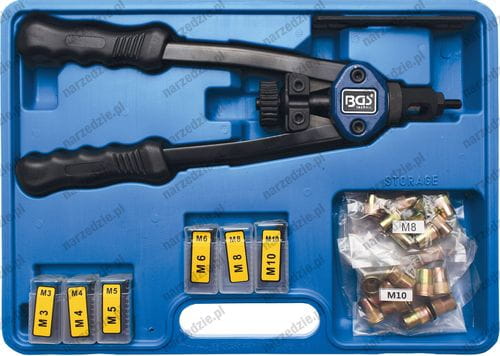 B.408 Nitownica do nitonakrętek M3-M10, 330 mm