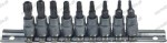 B.2165 Nasadki Torx z otworem T10-T50, 9 szt.