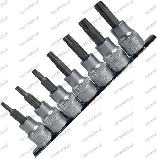 B.5108 Nasadki Torx T15-T50, 7 szt.
