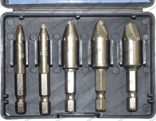 B.5282 Wykrętaki do zniszczonych łbów wkrętów 5 szt.