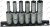 B.6403 Nasadki Torx długie 1/4", E4-E10, 6 szt.