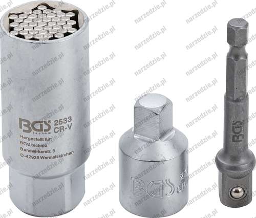 B.92533 Zestaw uniwersalnej nasadki 9-21 mm