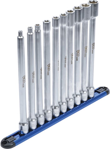 Nasadki Torx bardzo długie 3/8", E6-E20, 10 szt.