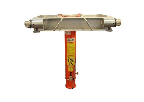 Podnośnik - dźwignik kanałowy pneumatyczno-hydrauliczny o udźwigu 120kN
