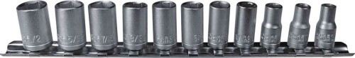 Nasadki 6-kątne, 1/4", 3/16"-1/2", 11 szt.