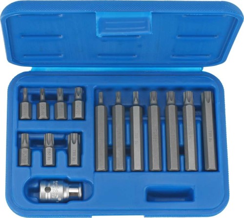 Bity,  14 szt., Torx T20-T55