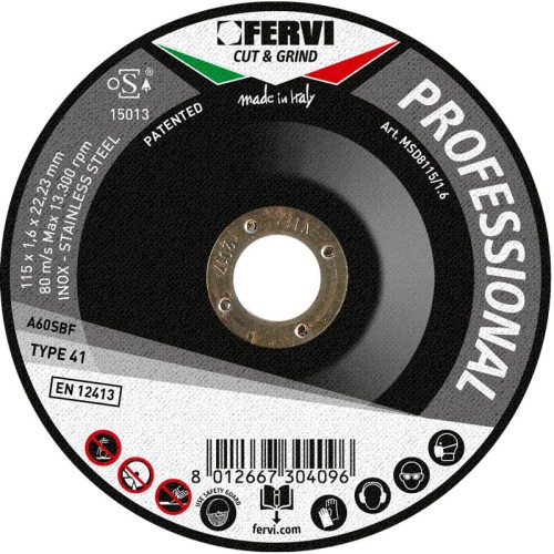 Tarcza szlifierska PROFESSIONAL MSD8115/6.5