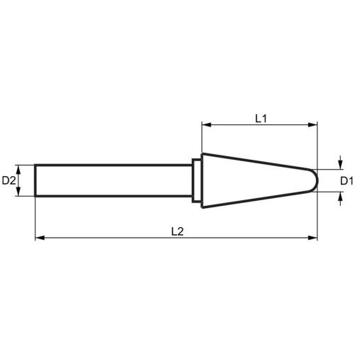 FREZY DIAMENTOWE OBROTOWE L10DC6