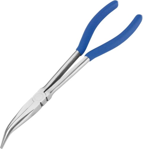 Szczypce długie 280 mm, odgięte 30°