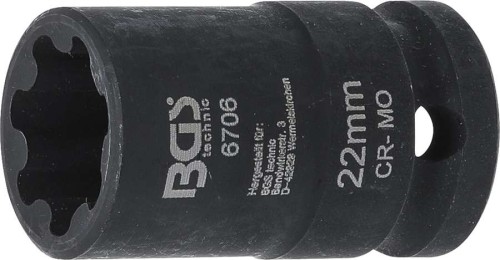 Nasadka do zacisków hamulca 7 zębów, 22 mm, Audi S5, Q5