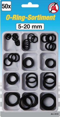 Oringi 5-20 mm, 50 szt.