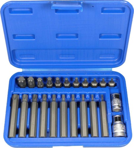 Bity,  23 szt., Torx T10-T50