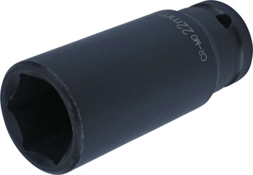 Nasadka 1/2". udarowa 22 mm, 6-kątna, długa