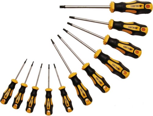 Wkrętaki Torx T6-T40, 11 szt.