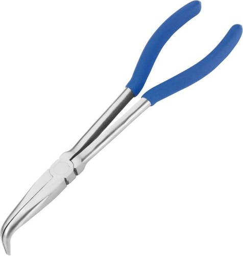 Szczypce długie 260 mm, odgięte 90°