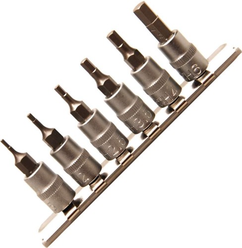 Nasadki imbus 1.5-6 mm, 1/4", 6 szt.