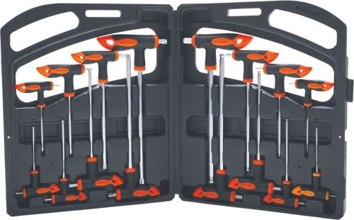 Klucze imbus 2-10 mm + Torx T10-T50, 16 szt.