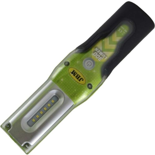 Latarka SMD, aku, 6+1 diod,  300 lm