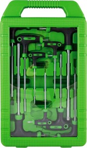 Klucze Torx T10-T50 typu T, 9 szt.