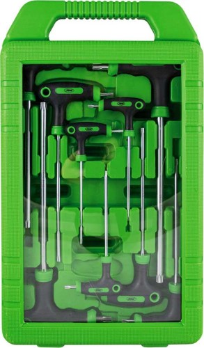 Klucze Torx T10-T50 typu T, 9 szt.