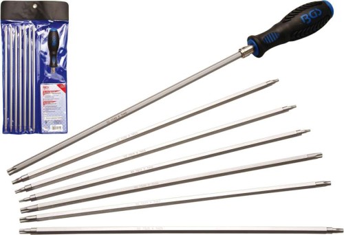 Wkrętak z bitami, 8 cz. Torx, TS