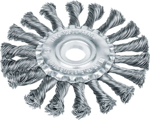 Szczotka druciana boczna, 115 mm, stal