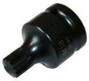 Nasadka udarowa 3/4", wielowpust z otworem M18 x 60 mm